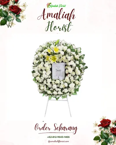 Krans Bunga Duka Cita di Nambangan Kidul