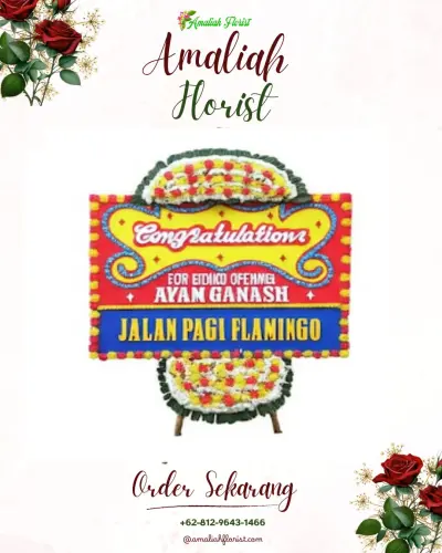 Bunga Papan Congratulation di Nambangan Kidul